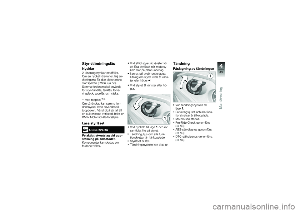 BMW MOTORRAD K 1600 GT 2014  Instruktionsbok (in Swedish) �)�&�A�
�8�\b���\b ��\f��
�\f��
�� ���� �\b�����
�
��� �
�� ���<����
���
�! ��\b�����
�! �����\b������
��\b���! �
�\b�
�����
 �\f�� ���
��\b�
���