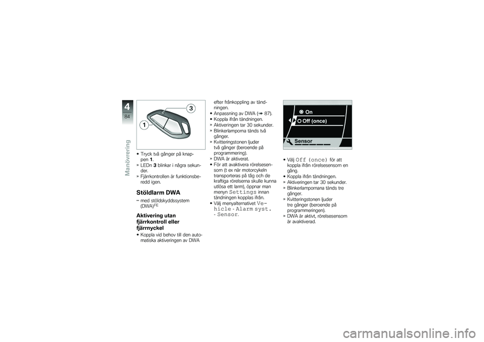 BMW MOTORRAD K 1600 GT 2014  Instruktionsbok (in Swedish) �3�� �� ��� ������ �%� ���\b�%��%��
�#�B��
�1�$�����\f����\f���� �� �������\f��
�"�����
�
 �����
���
 �
����
�
�� �
�
�
�
� �
����@���4�A�1�