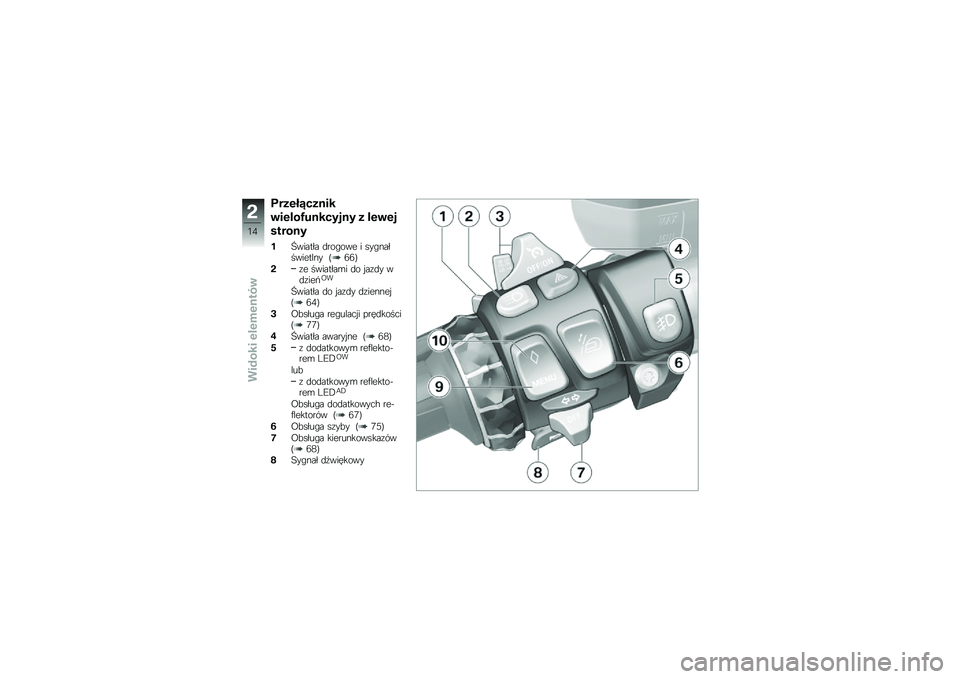 BMW MOTORRAD K 1600 GT 2014  Instrukcja obsługi (in Polish) ����\f��4���
��
�\b��\f���A��
�����
� � ��\f�\b�\f�
�����
�
��=������ �
���"��� � ���"����������� �>�4�4�@
�"�\f� ��������\b� �
� � ��\f�

