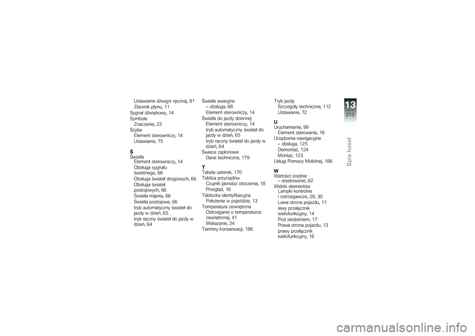 BMW MOTORRAD K 1600 GT 2014  Instrukcja obsługi (in Polish) �B��������� �
�K���"�� ����\f��� �	 �1�.
��!������ ������	 �.�.
�6��"��� �
�K��������	 �.�/
�6��\b�!��������\f�����	 �3�5
�6�\f��!��A���\b���
