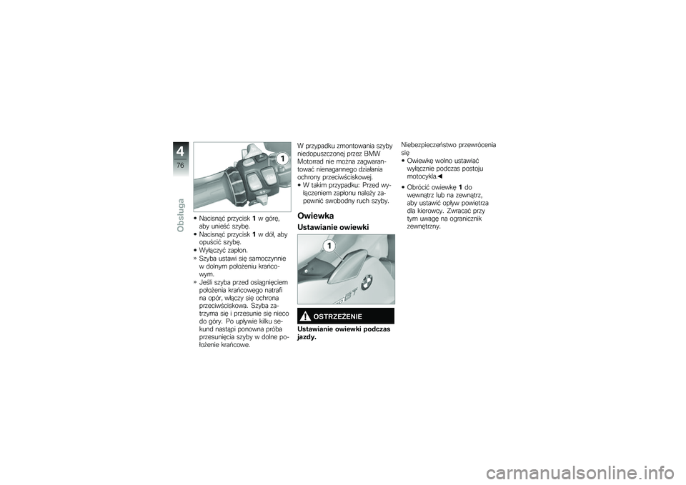 BMW MOTORRAD K 1600 GT 2014  Instrukcja obsługi (in Polish) �F�������# ���\f������� �"����	��!� ������# ��\f��!��
�F�������# ���\f������� �
���	 ��!��������# ��\f��!��
������\f��# �\f������
