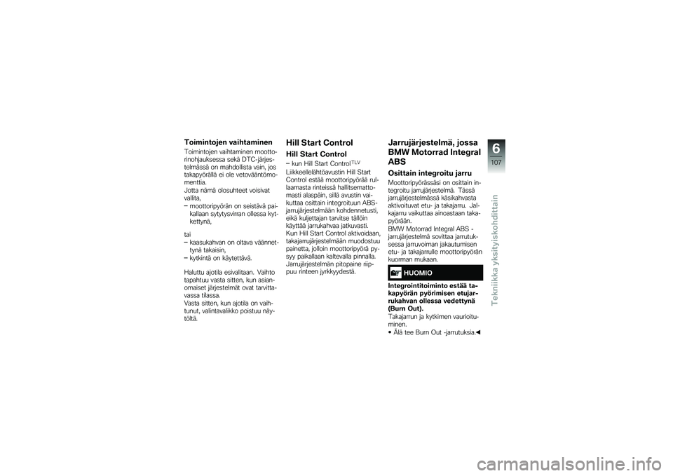 BMW MOTORRAD K 1600 GT 2014  Käsikirja (in Finnish) ��	��$��%��	���% ��
����
�$��%��%
����\b������� �������\b���� �\b��������������
��	��	�	� �	��� �:��;�������	�����\b��	�	� �� �\b���