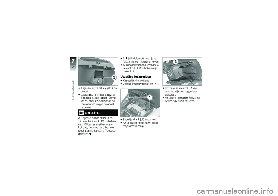 BMW MOTORRAD K 1600 GT 2014  Kezelési útmutató (in Hungarian) �C�������\f ��/��� �.�� ��/����  �
����$��1�
����
�K���
�� �&�� �#� ������ �3���
�"� ��C��+�3��� ���&�� ������#�� �I�����$���\f ��� ��