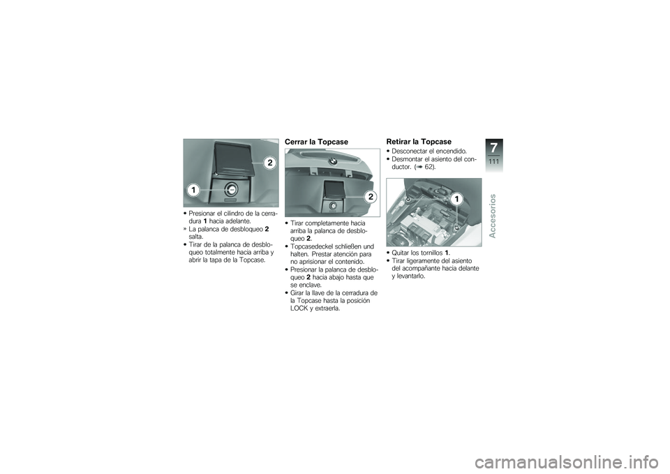 BMW MOTORRAD K 1600 GT 2010  Manual de instrucciones (in Spanish) 
������	��� ��\f ���\f���
��	 �
� �\f� ������-�
����(����� ��
��\f�����#
�2� ���\f���� �
� �
���0�\f�	�*���	�,���\f���#
����� �
� �\f� ���\f