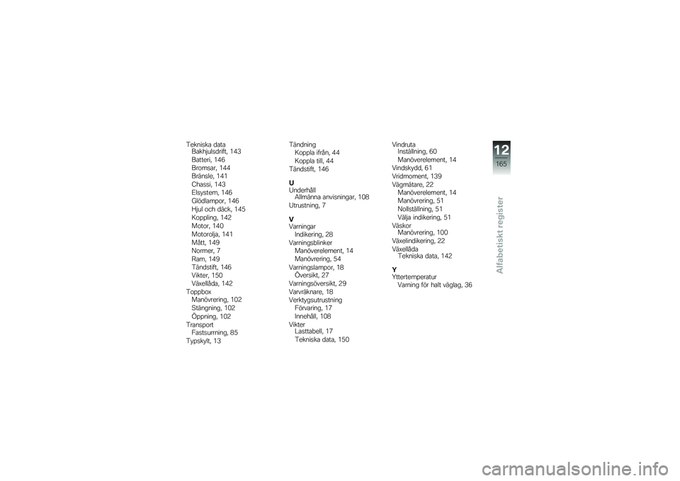 BMW MOTORRAD K 1600 GT 2010  Instruktionsbok (in Swedish) 
�������� �
�������+�#��\f��
��� ��1 ��@�I
��������1 ��@�
���	�����1 ��@�@
������\f��1 ��@�
�?�+�����1 ��@�I
�5�\f��*�����1 ��@�
��\f�"�
�\f��