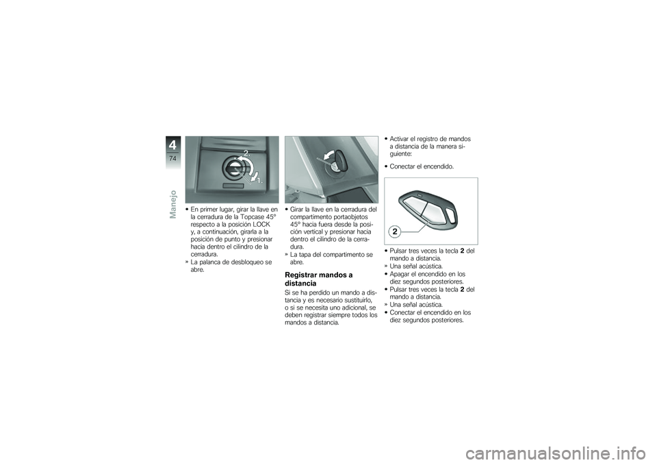 BMW MOTORRAD K 1600 GTL 2011  Manual de instrucciones (in Spanish) 
�*� �����\f� �
��/���- �/���� �
� �
�
��#�\f �\f��
� ��\f������� ��\f �
� ��
�����\f �C�>�Q��\f���\f���
 � �
� ��
������ �\b�?�<��,�- � ��
������