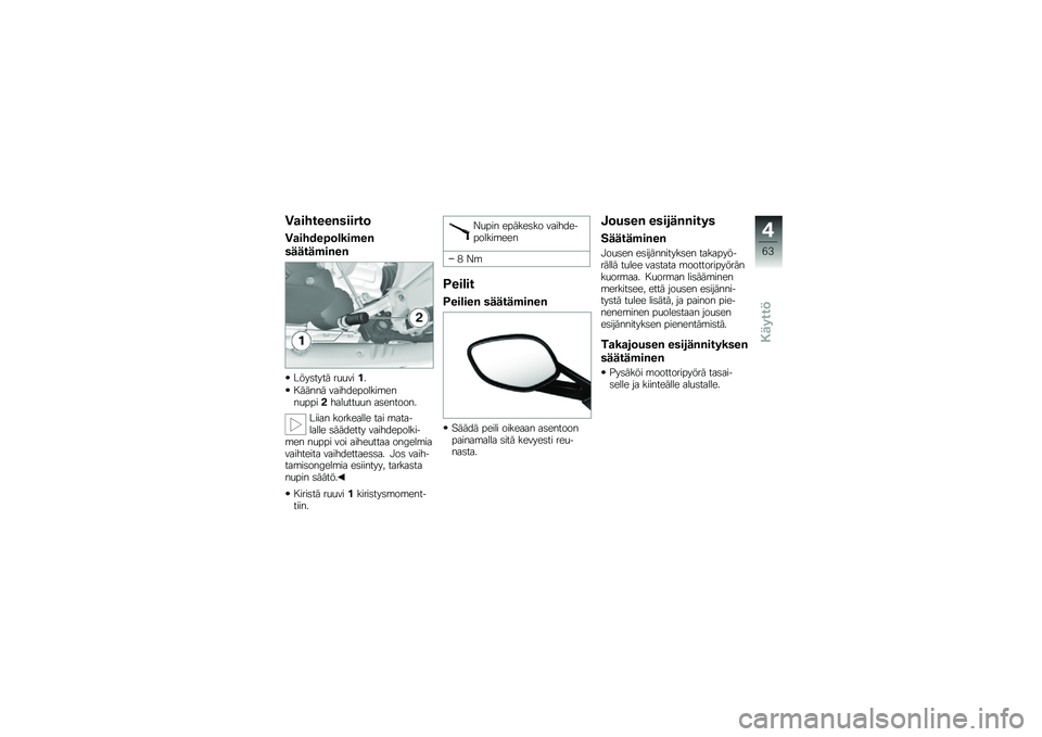 BMW MOTORRAD K 1600 GTL 2011  Käsikirja (in Finnish) 
�7�\b��&�����
�����
�7�\b��&�	���������
�
���������
�\b������� ����(�\f�$�*
������ �(�
�\f����%����\f������%�%�\f�)��
������� �
����