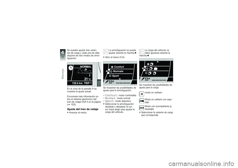 BMW MOTORRAD K 1600 GTL 2012  Manual de instrucciones (in Spanish) �,� ��
���� ��&�
����	 ��	�� ���	����$��� �� ���	�\b� � ���� �
�� �� ������������ �� ��	�� �
���� �� ��
��	�$���\b�
����%��
�#� ��