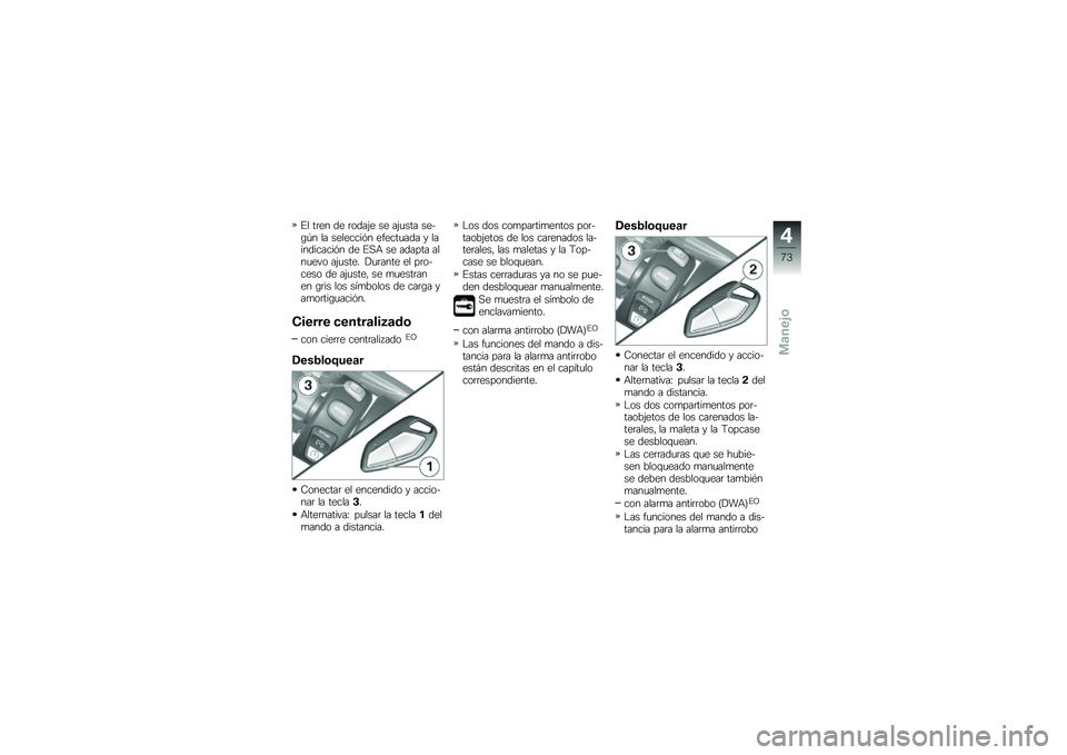 BMW MOTORRAD K 1600 GTL 2012  Manual de instrucciones (in Spanish) �#� ��	�� �� �	����&� �� ��&�
��� ���$�\b�D� �� ��������%� ������
��� � �����������%� �� �#�,�+ �� ������ ����
��� ��&�
���� ��
�