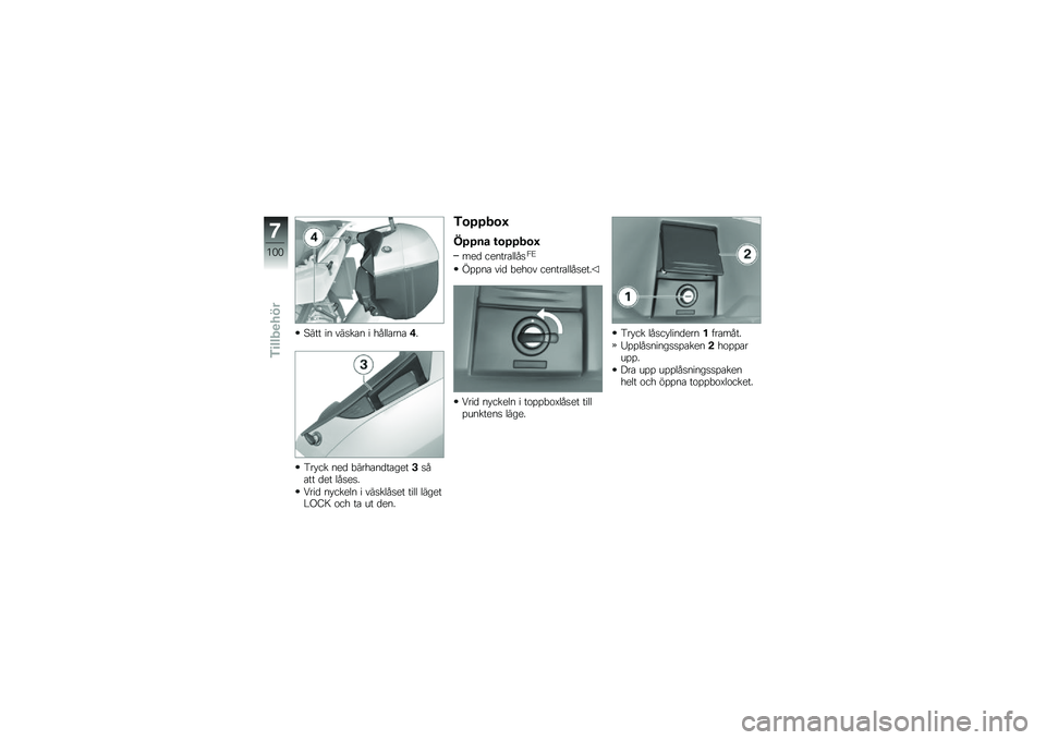 BMW MOTORRAD K 1600 GTL 2012  Instruktionsbok (in Swedish) �7��� ��
 �\f�����
 � ���	�	���
��(�
�5���� �
�
� �!�����
�����
��&����� ��
� �	���
��
���� �
����
�	�
 � �\f����	���
� ���	�	 �	���
��#�/�B�