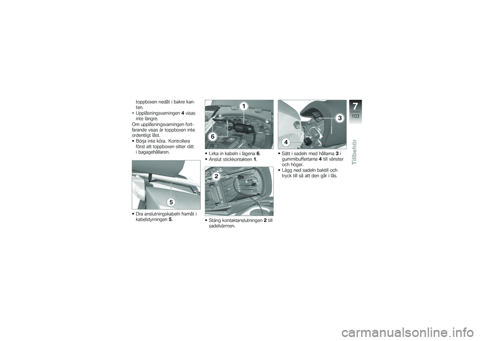 BMW MOTORRAD K 1600 GTL 2012  Instruktionsbok (in Swedish) ���%�%�!��C�
�
 �
�
��� � �!����
 ���
���
�
�
�3�%�%�	���
��
���\f���
��
��
�
�(�\f������
��
 �	��
���
�
�/� �\b�%�%�	���
��
���\f���
��
��
�
 �������