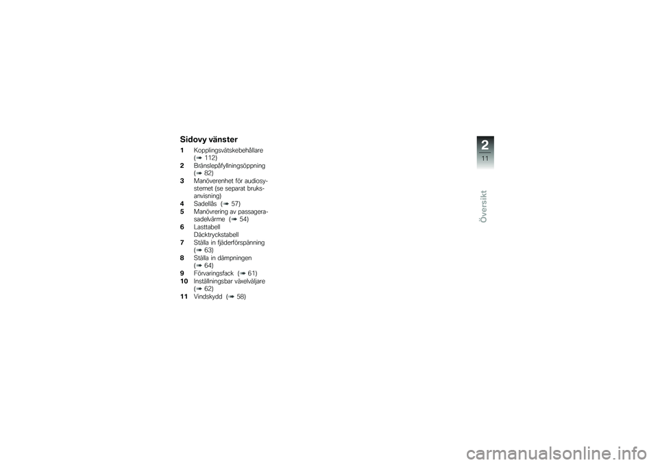 BMW MOTORRAD K 1600 GTL 2012  Instruktionsbok (in Swedish) �2�
��\b��5 �����\f�
�
��8��%�%�	��
���\f�����
�!�
���	�	���
�=�(�(�-�>
�!����
��	�
�%����	�	�
��
����%�%�
��
��=�+�-�>
�&���
��\f�
��
�
��
� ��� ��\b����
