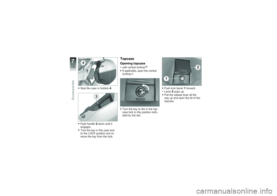 BMW MOTORRAD K 1600 GTL 2013  Riders Manual (in English) �6��	�
 �
�� ��	�� �� ���\f���\b�� �
���� ��	���\f������ ���
��\f ��
����	����
�2��\b� �
�� ���
 �� �
�� ��	�� �\f����
� �
�� �8�.�>�K ����