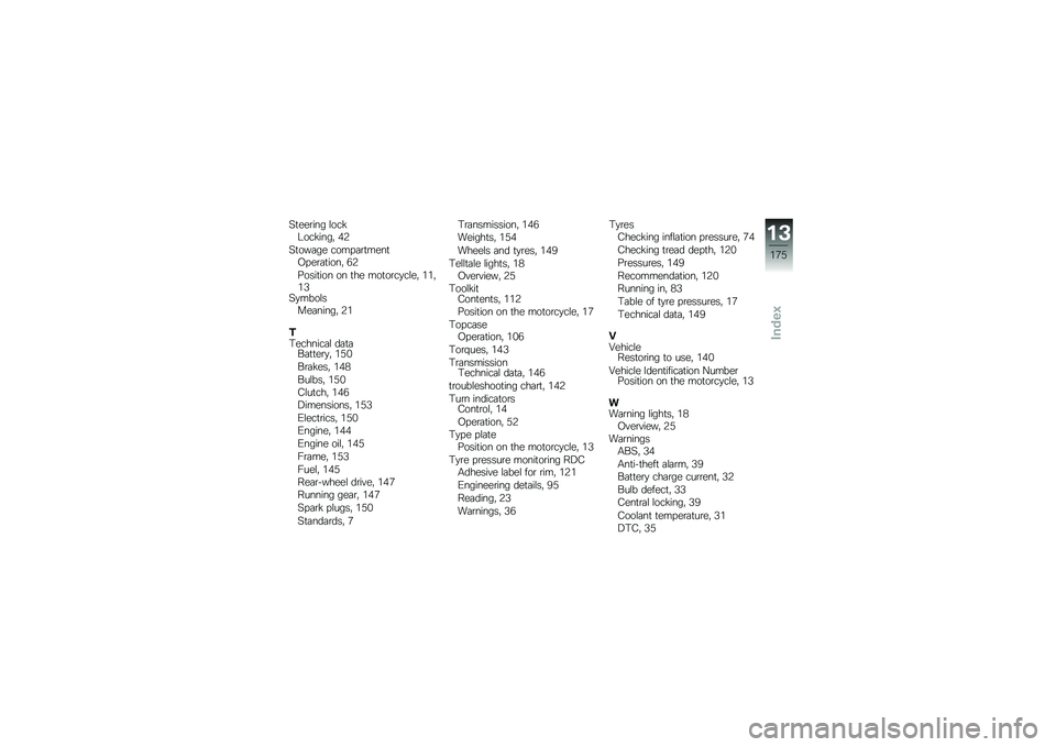 BMW MOTORRAD K 1600 GTL 2013  Riders Manual (in English) �6�
���\b��� �\f����8�������  ��*
�6�
���	�� �����	�\b�
����
�.���\b�	�
����  �+�*
�����
��� �� �
�� ���
��\b��
��\f��  �&�&� �&�4�6�
����\f����	�