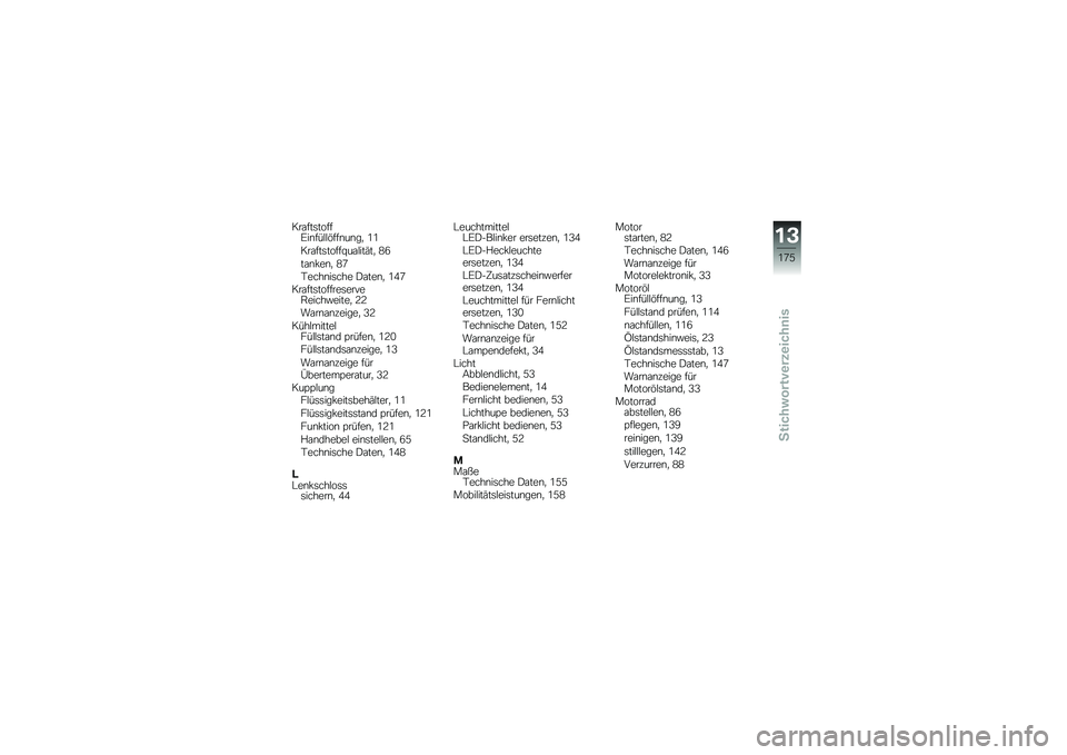 BMW MOTORRAD K 1600 GTL 2013  Betriebsanleitung (in German) ���\f���	�����6��\b���#�#�&���\b��\b��
 �/�/
���\f���	�����V��\f�#���(��
 �1�4
��\f�\b� ��\b�
 �1�<
�-����\b��	��� �)�\f���\b�
 �/�0�<
���\f���	�������	