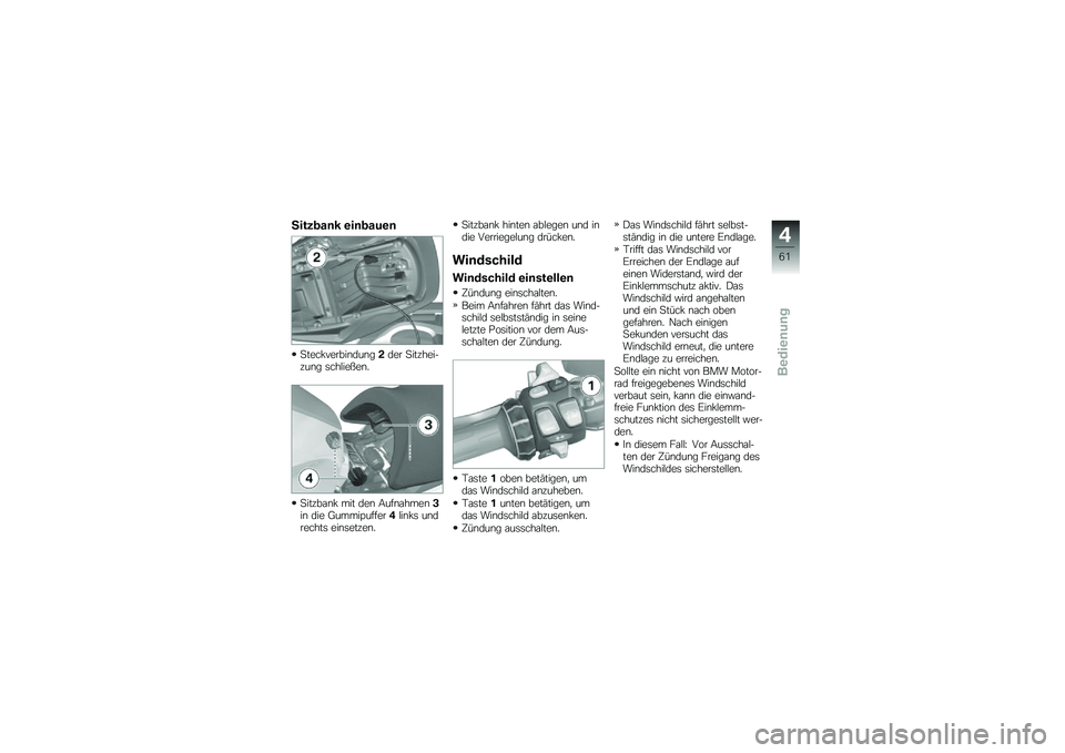 BMW MOTORRAD K 1600 GTL 2013  Betriebsanleitung (in German) �2����
��	� �\b��	�
��%�\b�	
�
���� ������\b���\b����� �
���%�����%��\b� �	���#�����\b�
�
���%��\f�\b�  ��� ���\b �:���\b�\f����\b�"��\b ��� �=��