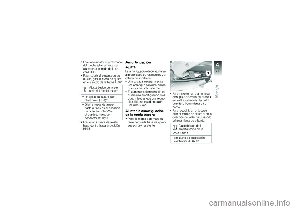 BMW MOTORRAD K 1600 GTL 2013  Manual de instrucciones (in Spanish) ���	� ����	��
�����	 �� ��	����������� �
�
����� �\b��	��	 �� �	�
��� ����&�
��� �� �� ������� �� �� ����$��� �B�8�A�B�
���	� �	��