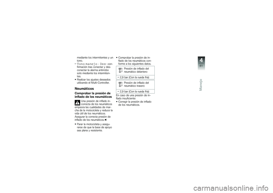 BMW MOTORRAD K 1600 GTL 2013  Manual de instrucciones (in Spanish) �
������� ��� �����	�
������� � �
������
�&��
� ���
����$�*���N ����$���	�
����%� ��	�� ��������	 � ����$��������	 �� ����	�
� 