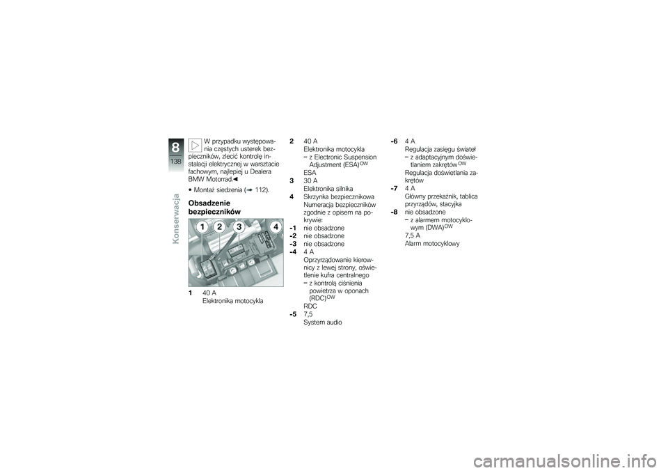 BMW MOTORRAD K 1600 GTL 2013  Instrukcja obsługi (in Polish) � ���\f����
�� ������������� ��\f������% ������� �"��\f������\f������	 �\f�����$ �������� ����������!� ���������\f���! � �