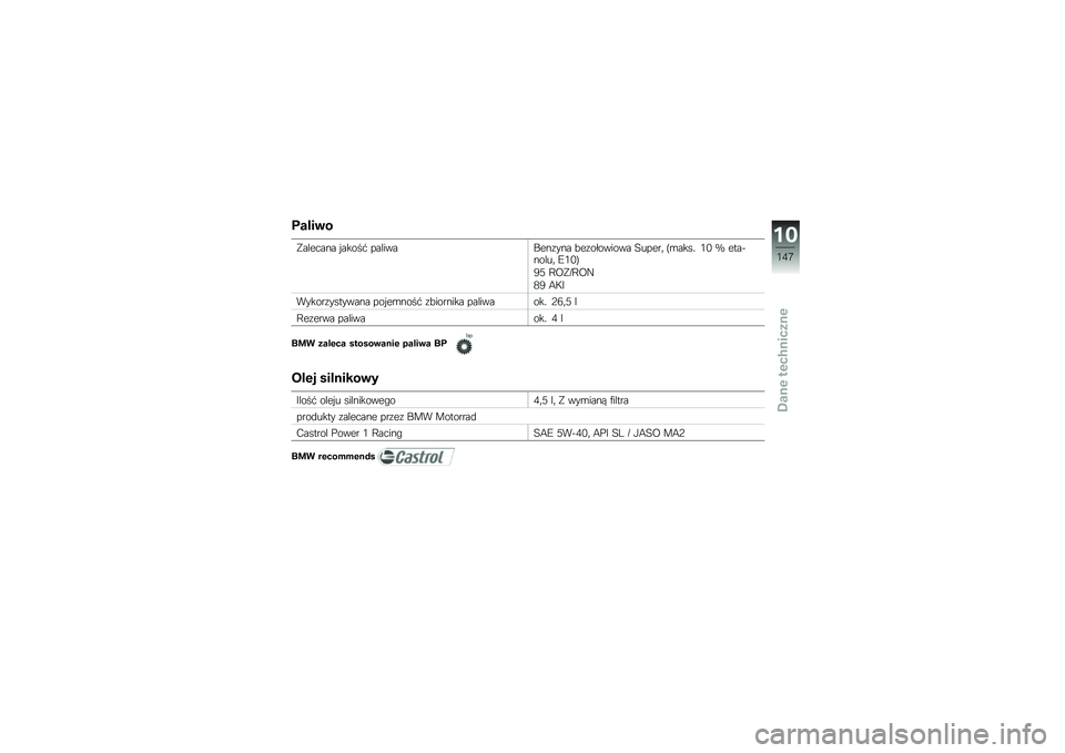 BMW MOTORRAD K 1600 GTL 2013  Instrukcja obsługi (in Polish) �/����\b�
� ������� �!�����$ ����������\f��� �"��\f�������� �8�����	 �C�\b���� �.�- �U ���������	 �;�.�-�D
�0�2 �?�>� �S�?�>�G
�1�0 �5�<�B
�����