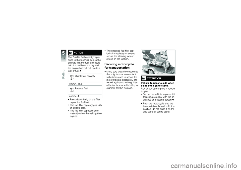 BMW MOTORRAD K 1600 GTL 2014  Riders Manual (in English) �2�&��.��*
�0�� �G���	��\f� ����\f ��	� �	���
�
�G �� �������� �� �
�� �
�������	�\f ��	�
�	 �� �
���#��	��
��
�
 �
��	�
 �
�� ����\f �
�	��! ����\f�