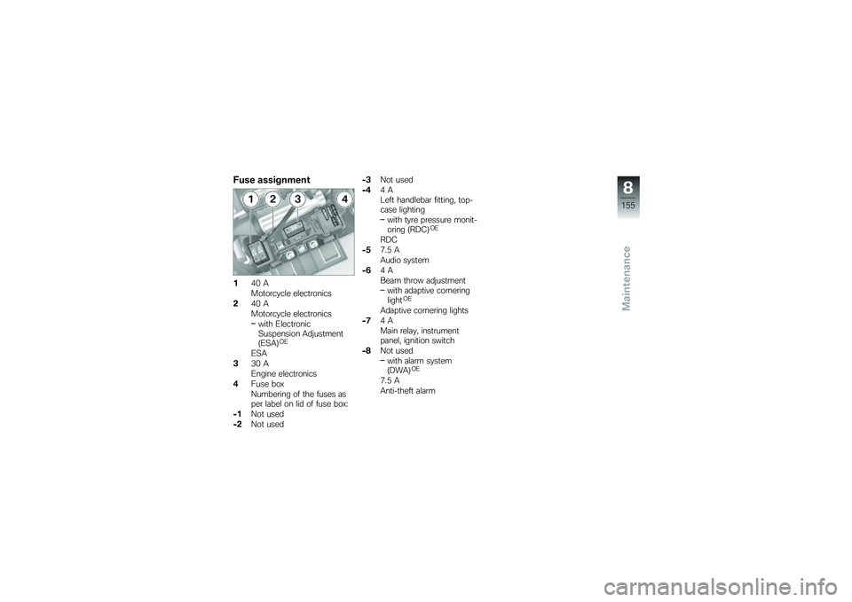 BMW MOTORRAD K 1600 GTL 2014  Riders Manual (in English) �8�
�� ����������\b
���% �.
���
��\b��
��\f� ��\f���
�\b�����
� ��% �.
���
��\b��
��\f� ��\f���
�\b�����
���
� �/�\f���
�\b�����4��� ������ �