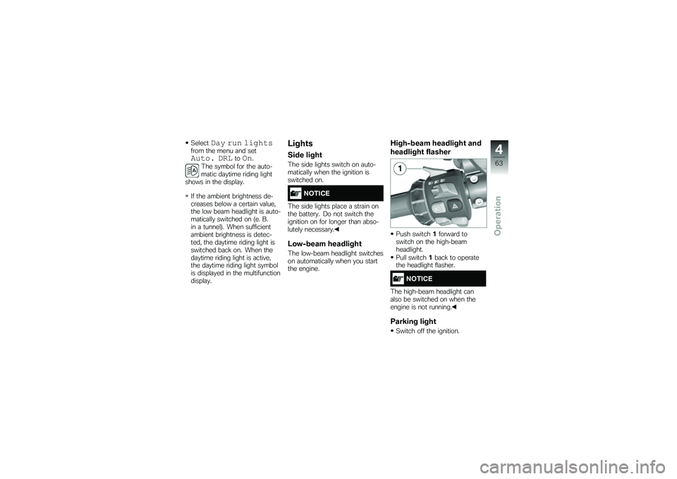 BMW MOTORRAD K 1600 GTL 2014  Riders Manual (in English) �4��\f���
�%�� ��� �+���"����\b�� �
�� ���� �	�� ���
�����& �%�0��
����
�0�� ��
����\f ���\b �
�� �	��
����	�
�� ��	�
�
��� �\b����� �\f���
