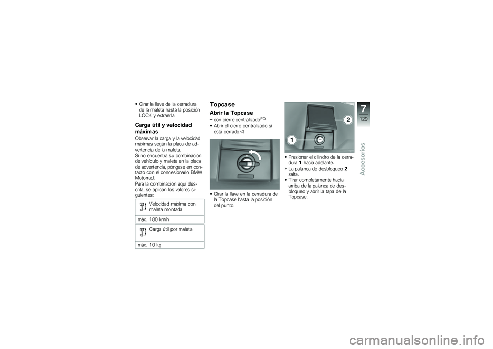 BMW MOTORRAD K 1600 GTL 2014  Manual de instrucciones (in Spanish) �E��	��	 �� ����� �� �� ���	�	���
�	��� �� �
����� ����� �� �������&��$�<�8�: � ��)��	���	���
��	���	 �F��� � ����\b�
���	�
��@�0���	�