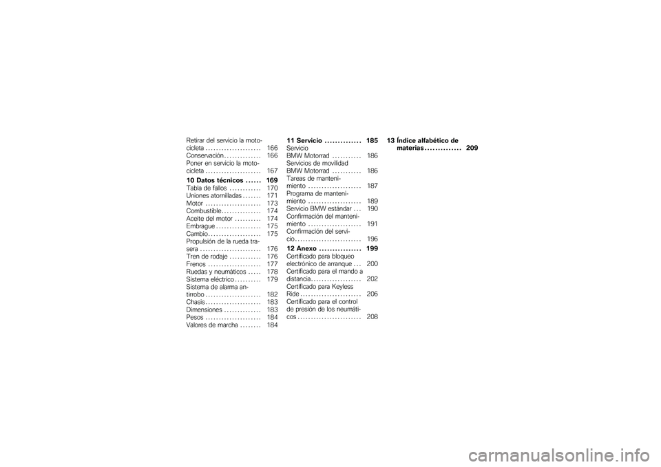 BMW MOTORRAD K 1600 GTL 2014  Manual de instrucciones (in Spanish) �;����	��	 ��� ���	����� �� �
����������� � � � � � � � � � � � � � � � � � � � � � �.�6�6�8�����	�����&� � � � � � � � � � � � � �