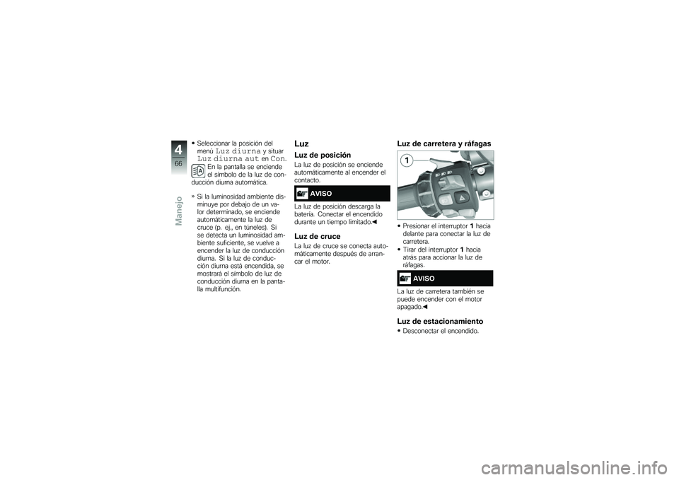 BMW MOTORRAD K 1600 GTL 2014  Manual de instrucciones (in Spanish) �,����������	 �� �������&� ����
���G�-��8 ������� ����
��	�-��8 ������ ���������
�%� �� �������� �� ���������� ���
���� 