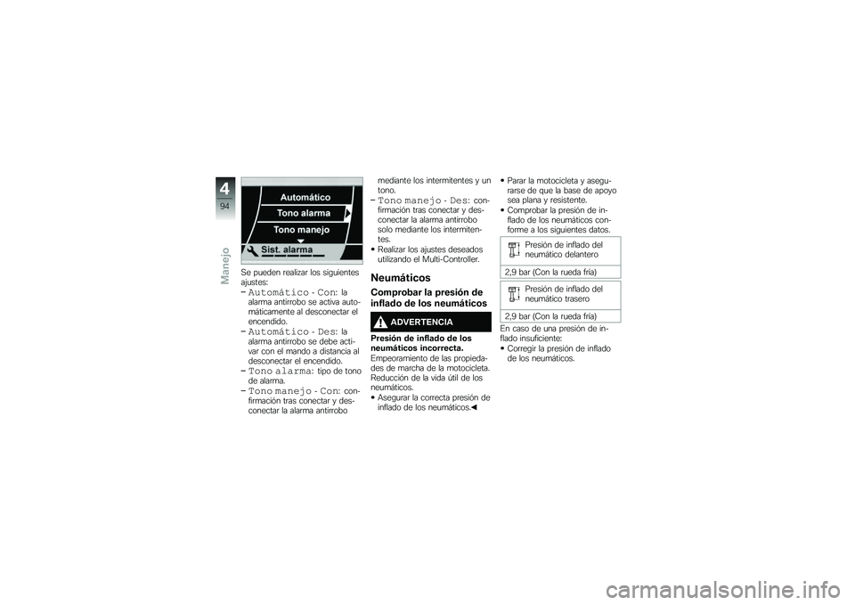 BMW MOTORRAD K 1600 GTL 2014  Manual de instrucciones (in Spanish) �,� ��
���� �	����� ��	 ��� ���\b�
��������(�
�����O
������>���%������O ������	�
� �����	�	��� �� ������ ��
����
�#�����
���� �
