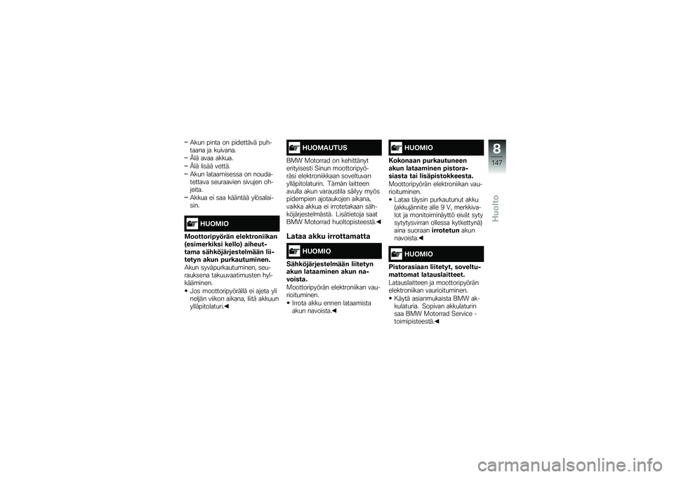 BMW MOTORRAD K 1600 GTL 2014  Käsikirja (in Finnish) �1��
� ����� �� ��������� ��
������� �� ��
������
�C�� ���� ����
��
�C�� ���	�� ������
�1��
� ������\b��	��	�	� �� ���
�����