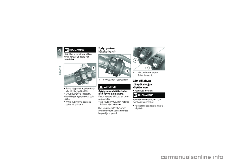 BMW MOTORRAD K 1600 GTL 2014  Käsikirja (in Finnish) �-�1�2�\f��1��1�
�9��������
� ��
���\b������� ����
��� ���� ���������
� ������ �����������	��
�$���� ����������� ������� 