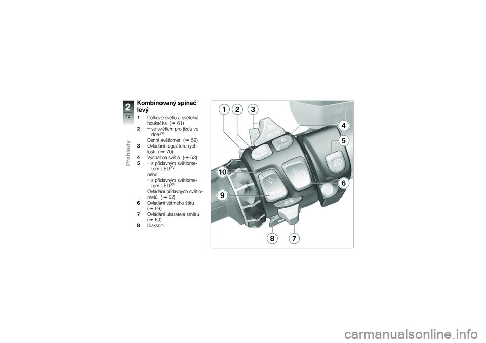 BMW MOTORRAD K 1600 GTL 2014  Návod k obsluze (in Czech) �@�\f�
����\f����> ��!����A
����>
��=������( �\b���
�� � �\b���
�������&����� �C�8�1�D
�$�\b� �\b���
��� ��� �\f����& ������9�.
�=���� �\b��