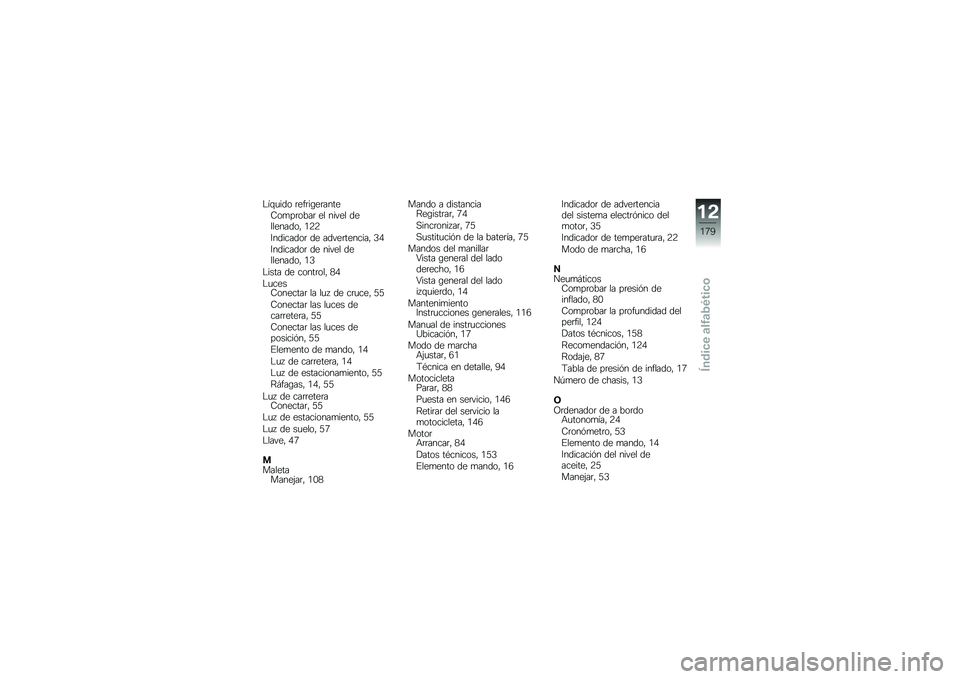 BMW MOTORRAD K 1600 GTL 2010  Manual de instrucciones (in Spanish) 
�\b� �+����
 ��\f����/�\f�����\f�<�
����
�1�� �\f�
 ���#�\f�
 ��\f�
�
�\f����
�- ��7�7
�B�������
� ��\f ���#�\f���\f�����- �F�C
�B�������
� ��\f ���#�