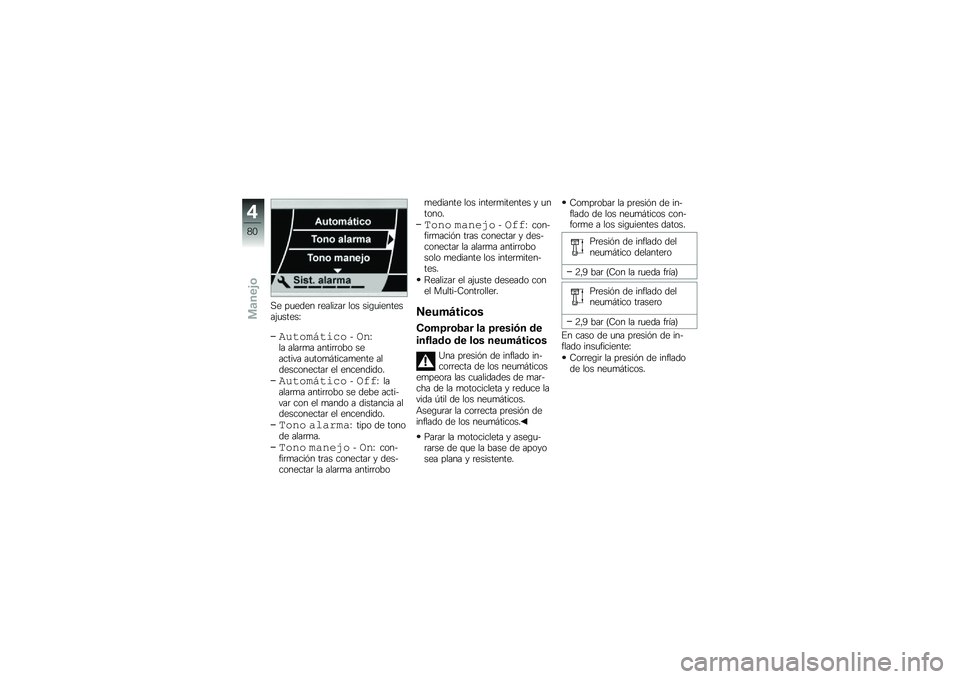 BMW MOTORRAD K 1600 GTL 2010  Manual de instrucciones (in Spanish) 
�"�\f ���\f��\f� ��\f��
��3�� �
�
� ���/���\f���\f���;����\f��E
������=���$��.��
�E�
� ��
���� �������
�1�
 ��\f�����#� ����
��2������\f���