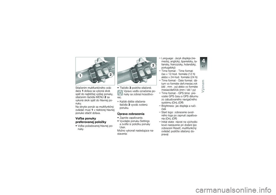 BMW MOTORRAD K 1600 GTL 2010  Návod na používanie (in Slovak) 
�@�$�
��"�\f���# �#�*�
�$���*���"����
 �
��
��1���"����
�2��� �� ����
�� ���
����Q�5 ��
 ���)��
��4�0�\f�) ���0�0�\f�) ��
��*���.��$�
��"�\f���# �$�
��