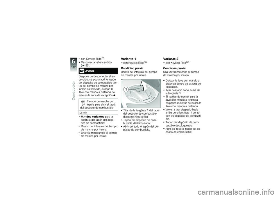 BMW MOTORRAD K 1600 B 2017  Manual de instrucciones (in Spanish) ��� �<������ �=����%�>
�!����������	 �� ����������@�6�6�A�
�\f�"���7
�!����
�*� �� �����������	 �� �����������" �� ����	�# ���	��