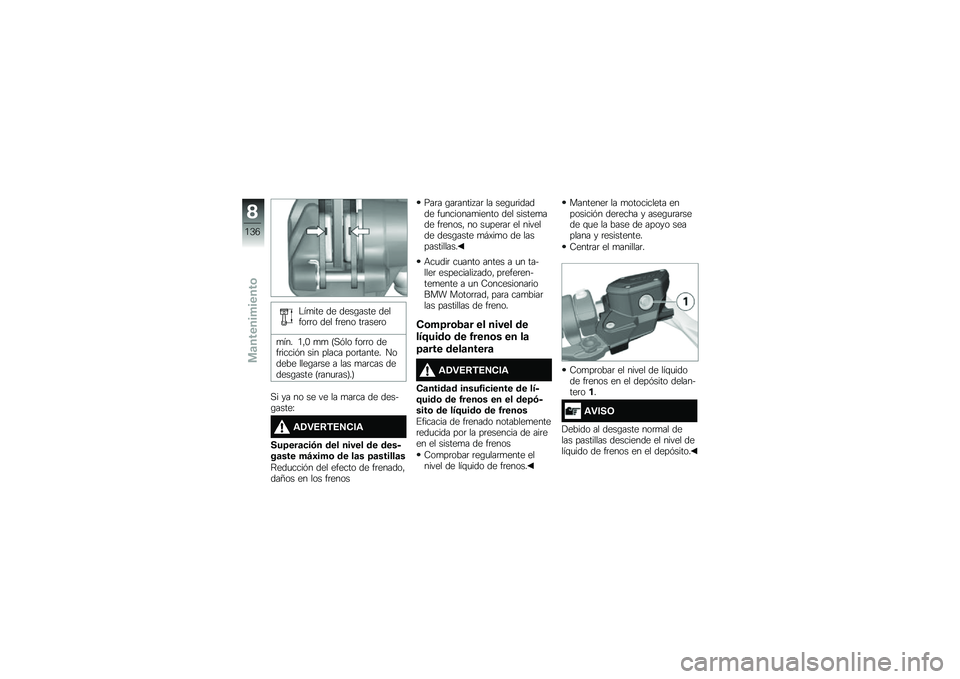 BMW MOTORRAD K 1600 B 2017  Manual de instrucciones (in Spanish) �$��
��� �� ����\b���� ������	�	� ��� ��	��� ��	����	�
�
��� �/�"�. �
�
 �@�,�&�� ���	�	� ����	�����&� ��� ����� ���	������ ������ 