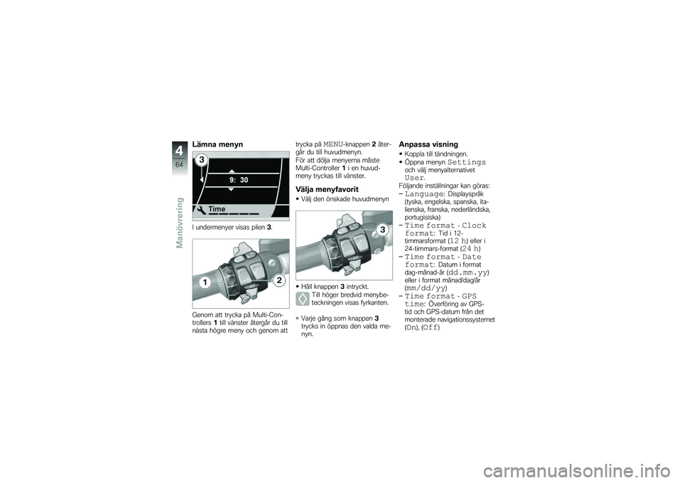 BMW MOTORRAD K 1600 B 2017  Instruktionsbok (in Swedish) �D��	�� �	�
��8�
�& ���
������ �� ���
�\b�
 �%�����+�
����\f� �\b�� ��� ���\b �%� �������B�\f�����\f�����
�!���� ����
��� ������� �
� �