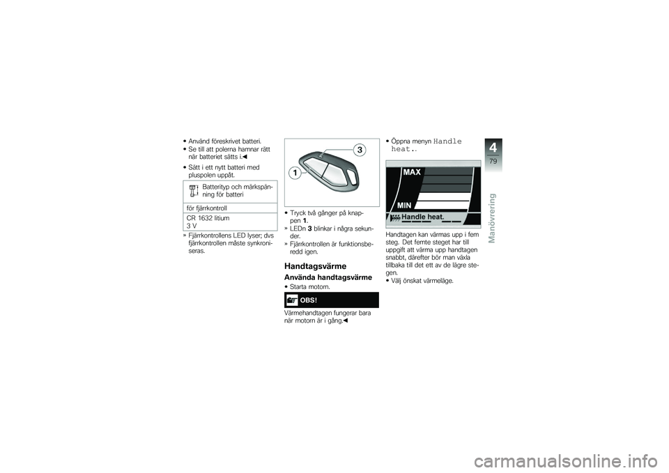 BMW MOTORRAD K 1600 B 2017  Instruktionsbok (in Swedish) �7�����
 �����
������ �"�\b������
�<� ���� �\b�� �%�\f�����\b ��\b���\b� ������� �"�\b������� �
����
 ��
�<��� � ��� �� �� �"�\b����