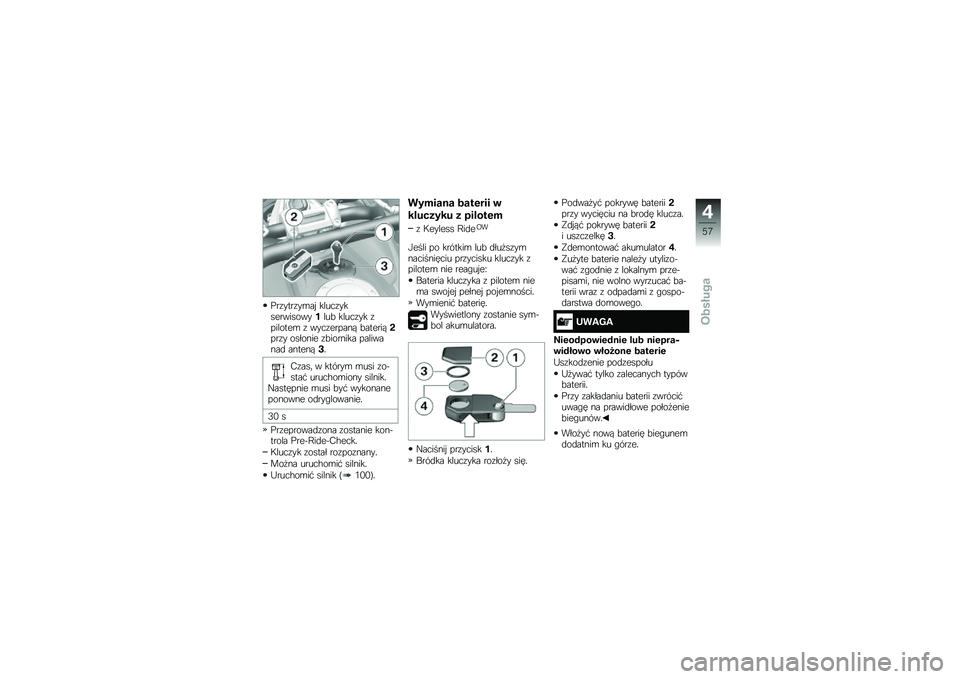 BMW MOTORRAD K 1600 B 2017  Instrukcja obsługi (in Polish) �%��\f����\f��\b��  �����\f���������������! �����\f�� �\f�������\b �\f ����\f������ �!�������"���\f� ������� �\f�!������� �����