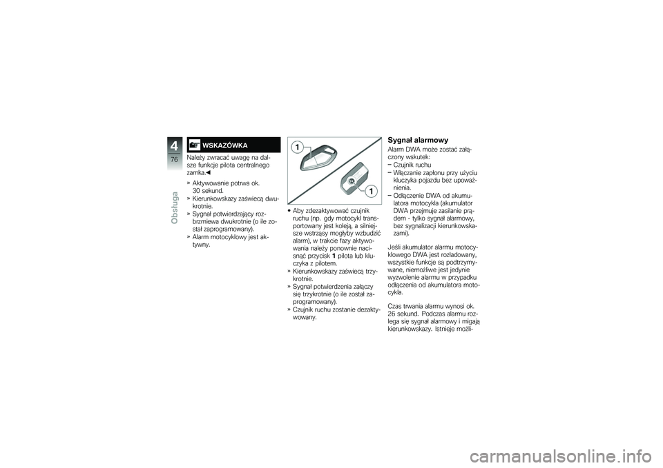 BMW MOTORRAD K 1600 B 2017  Instrukcja obsługi (in Polish) ���/�0�4�>��/�0
�G����
� �\f������# ����"� �� �
���&��\f� �)����� � ������ ����������"��\f��\b���
�8���������� ������ ����3�/ ����