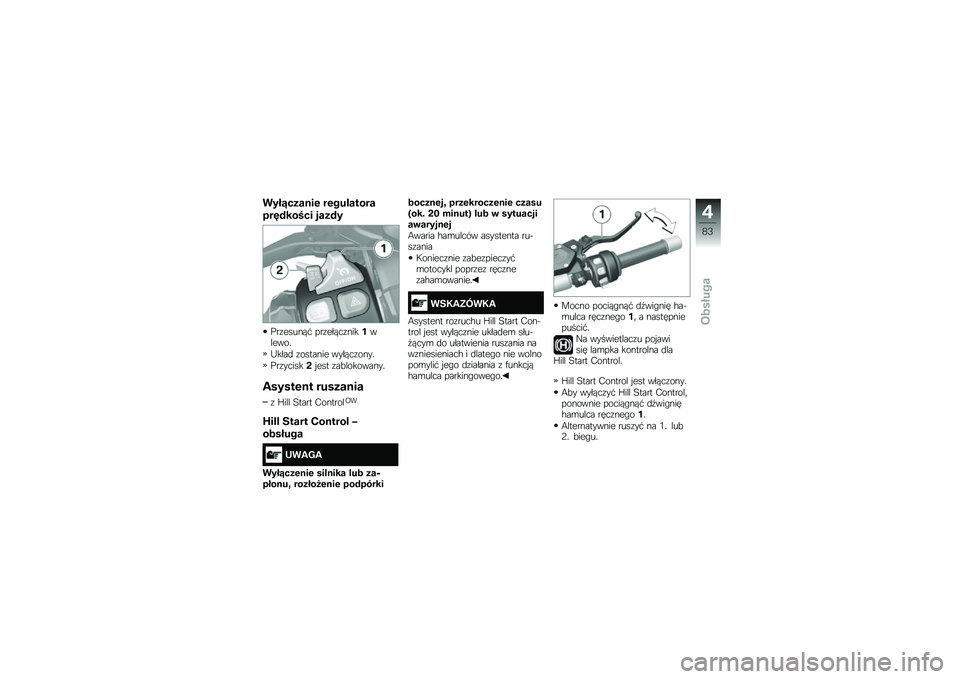 BMW MOTORRAD K 1600 B 2017  Instrukcja obsługi (in Polish) ����5����
��\f ��\f��������
���2�#����� ����#�
�%��\f������# ���\f�����\f����������
�F����
 �\f������� ������\f����
�%��\f�����