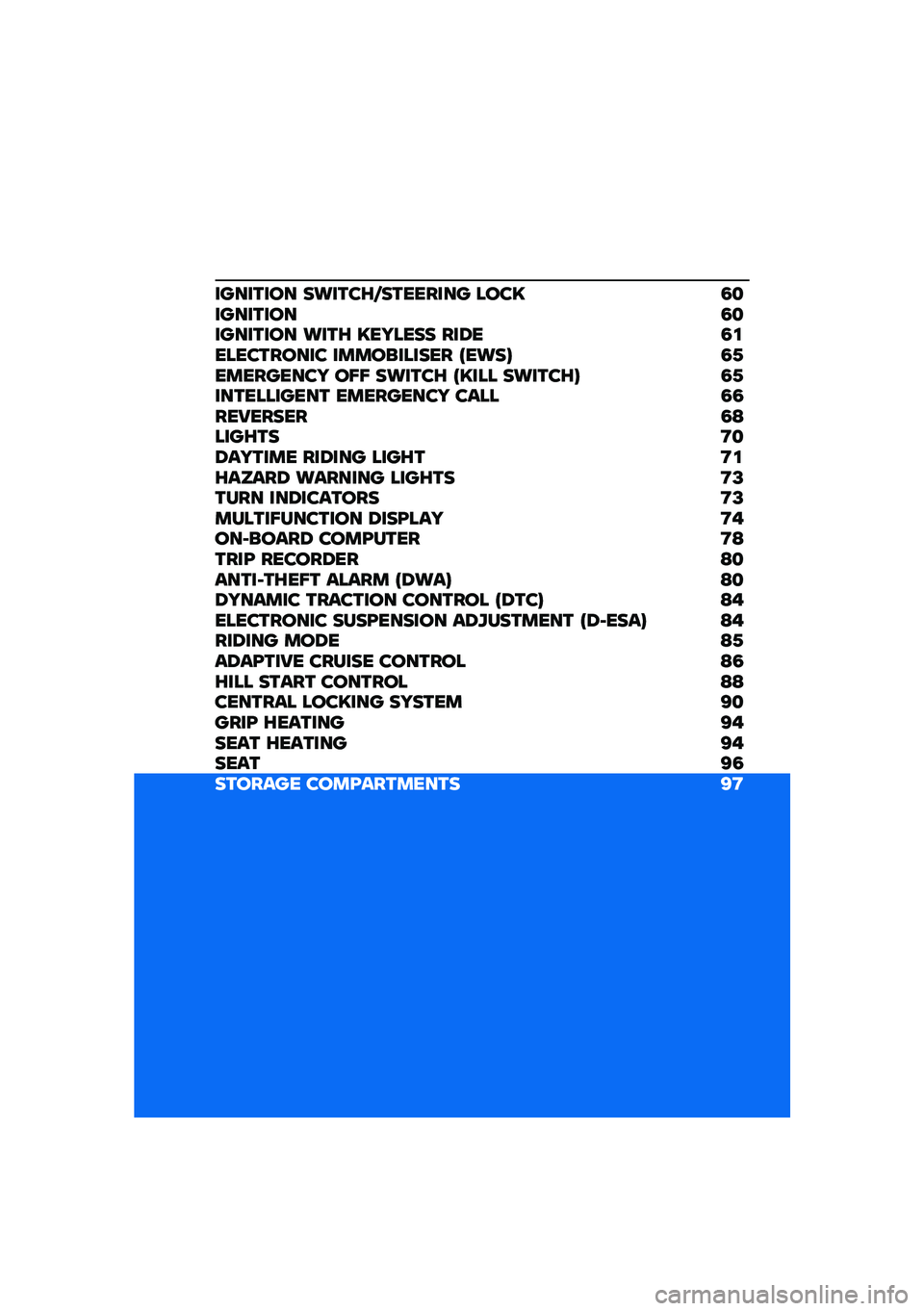 BMW MOTORRAD K 1600 B 2020  Riders Manual (in English) �3�

�3�
 �3�
�3�0
�3�0
�3�3
�3�:
�E�

�E�
�E�>
�E�>�E�%
�E�:
�:�
 �:�

�:�%
�:�%
�:�0
�:�3 �:�: �<�

�<�%
�<�%
�<�3 �������� 
������F�A�������� ����B
��������
���