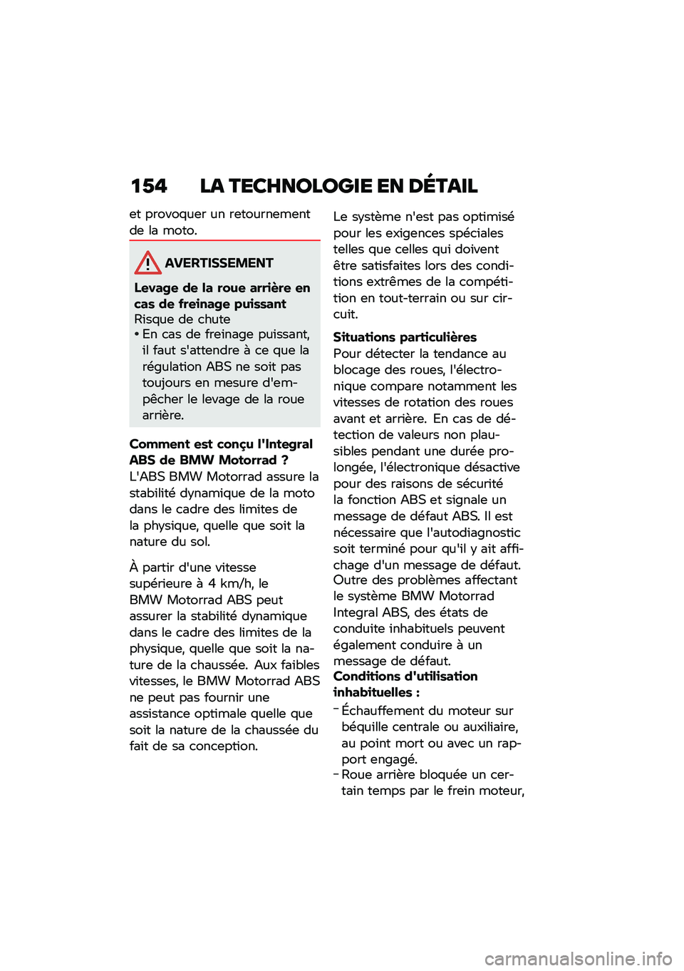 BMW MOTORRAD K 1600 B 2020  Livret de bord (in French) ��3� �� ���\b�	������� �� ������
�	� ������$��	� �� ��	������	��	����	 �� �����
�������������
�L�
�-��,�
 �	�
 �� ����
 �����*��