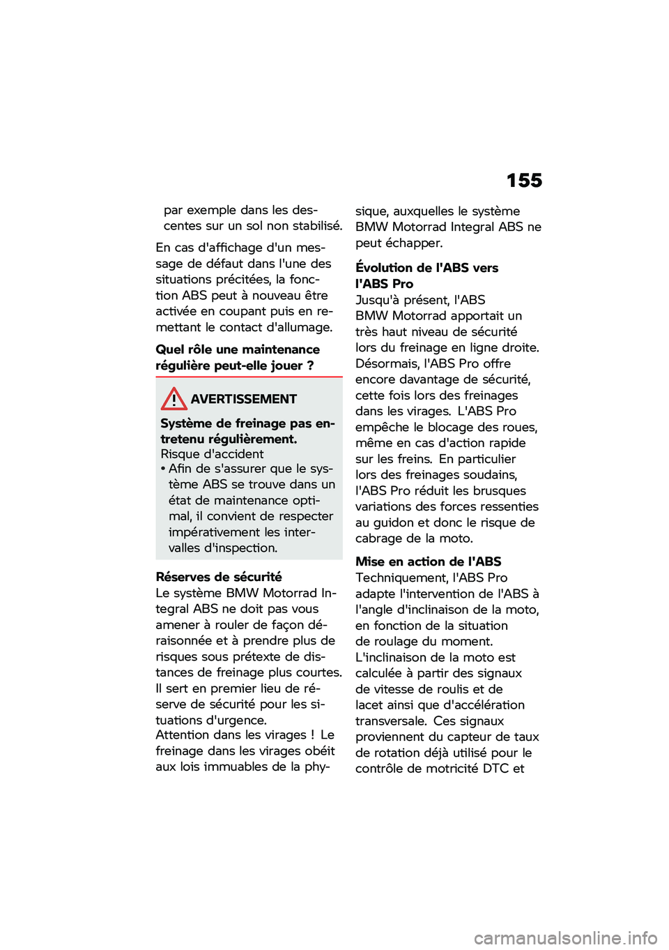 BMW MOTORRAD K 1600 B 2020  Livret de bord (in French) ��3�3
��� �	��	����	 ���� ��	� ��	���
�	���	� ��� �� ��� ��� ����.�\f��\f��\b�
�-� �
�� ������\f�
���%�	 ���� ��	�����%�	 ��	 ��\b���� ��