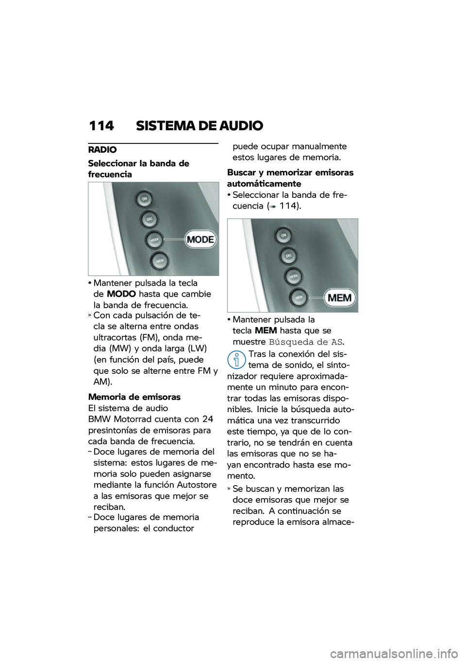 BMW MOTORRAD K 1600 B 2020  Manual de instrucciones (in Spanish) ���$ ������
�	 �� �	����\b
��	���\b
���
�������� �
� �"���� �������\f�����
��������	 ��
����� �� �������� �������� �\f�
� ���
