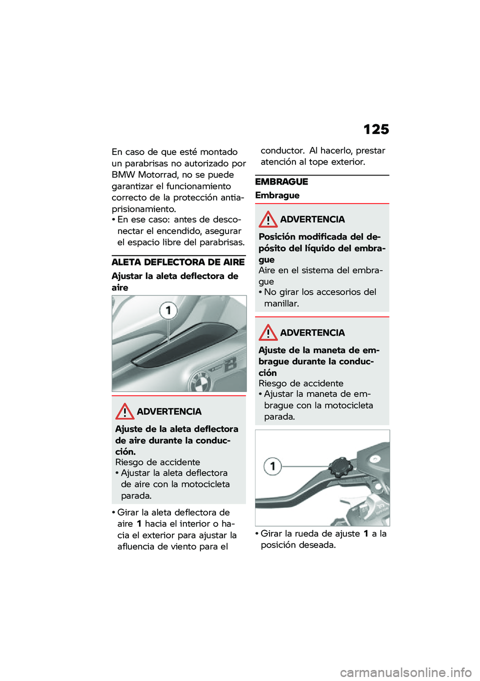 BMW MOTORRAD K 1600 B 2020  Manual de instrucciones (in Spanish) ���1
�%� ���� �� �\f�
� ����* �
�������
� ���	���	���� �� ��
���	�� ��� ���	��� �����	�	���" �� �� ��
����\b��	����� ��	 �� ��
����