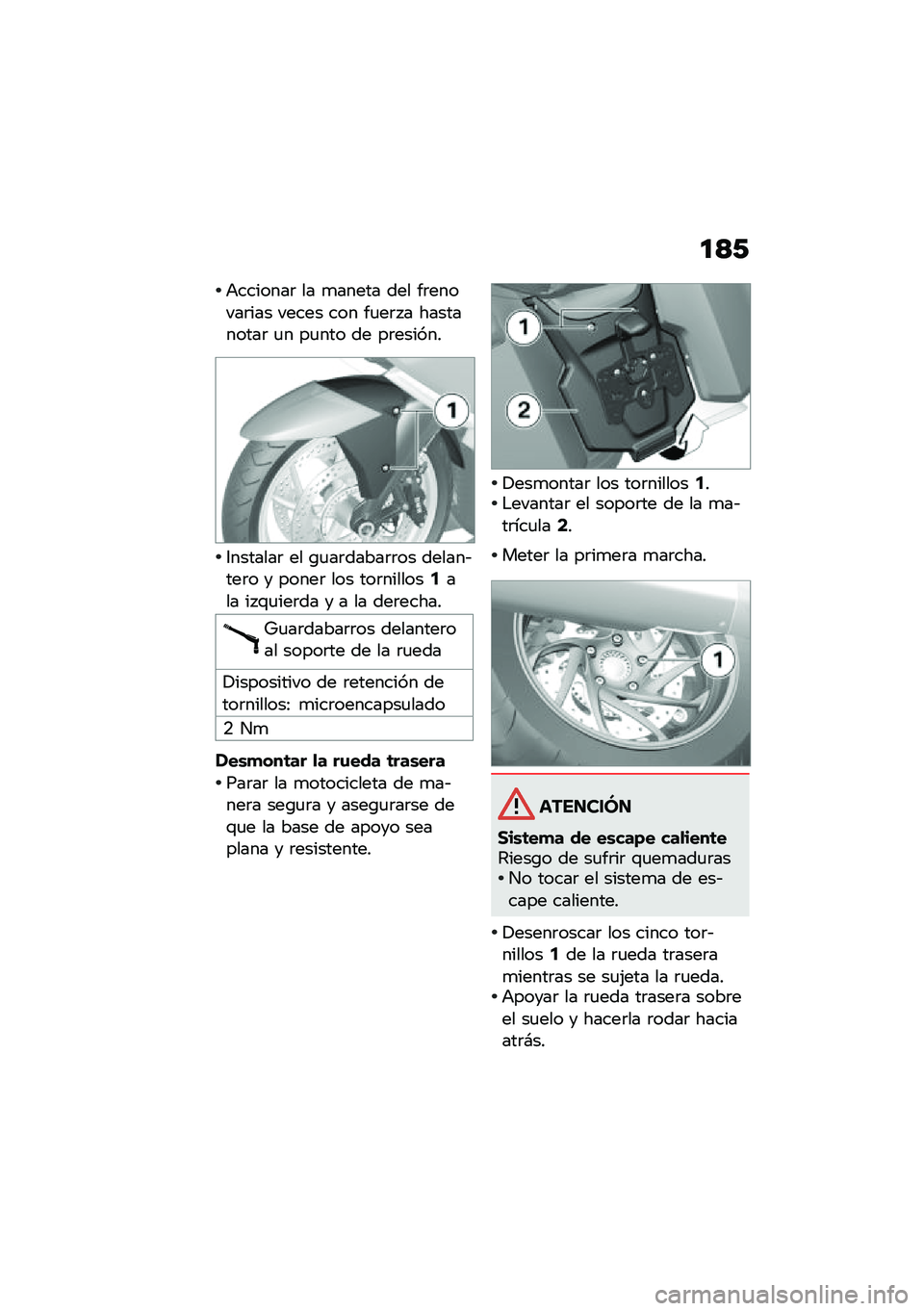 BMW MOTORRAD K 1600 B 2020  Manual de instrucciones (in Spanish) ��<�1
�+�������	 �� �
����� ��� ��	������	��� ����� ��� ��
��	� � ����������	 �
� ��
��� �� ��	������
�3�������	 �� �\b�
��	����